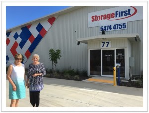 Jan and Pat outside Storage First