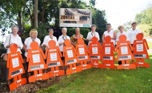 Whitsunday Zontians and their Orange Ladies