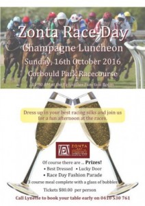 Zonta Race Day Flyer