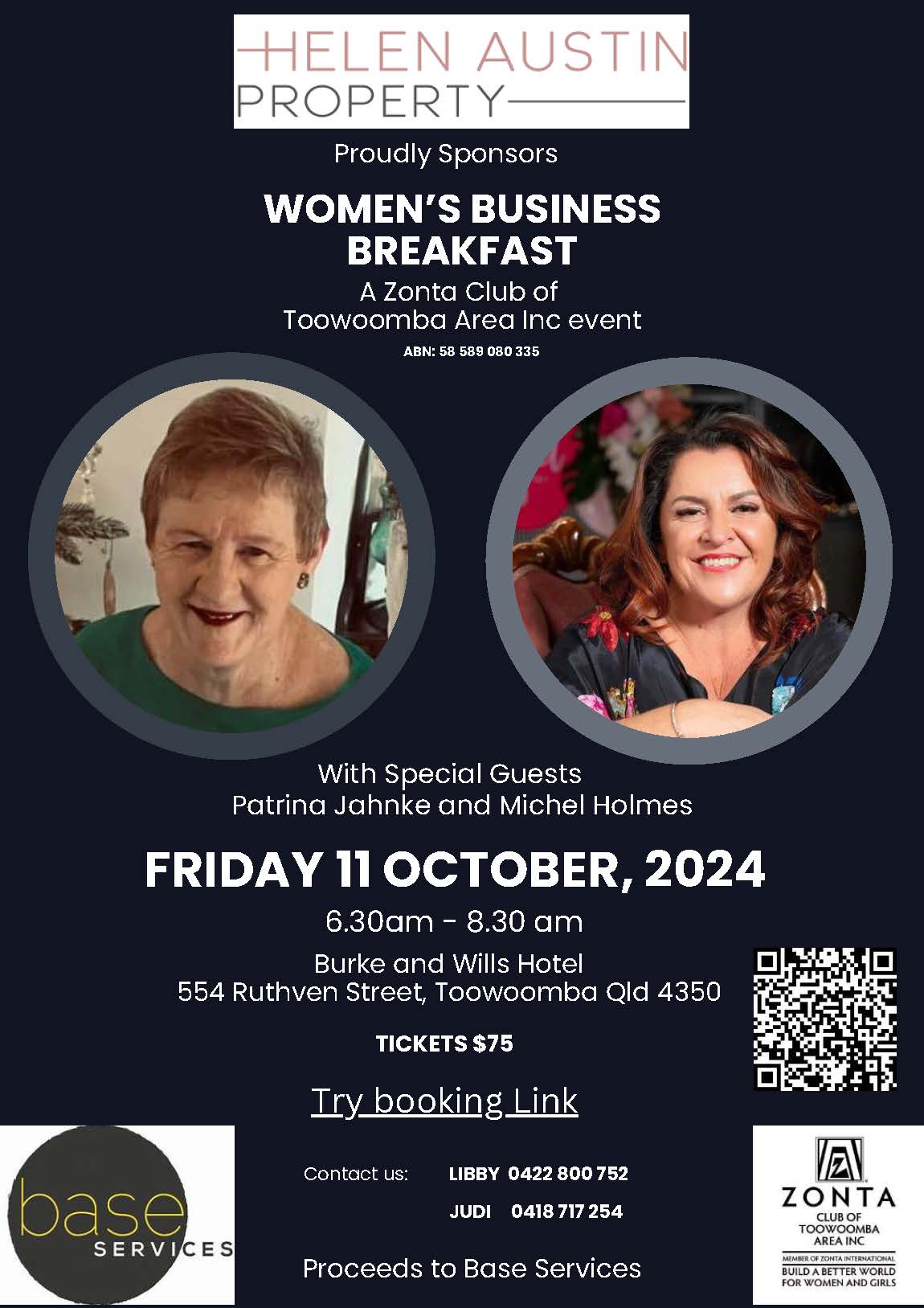 Annual Women in Business Breakfast - Toowoomba @ Burke & Wills Hotel