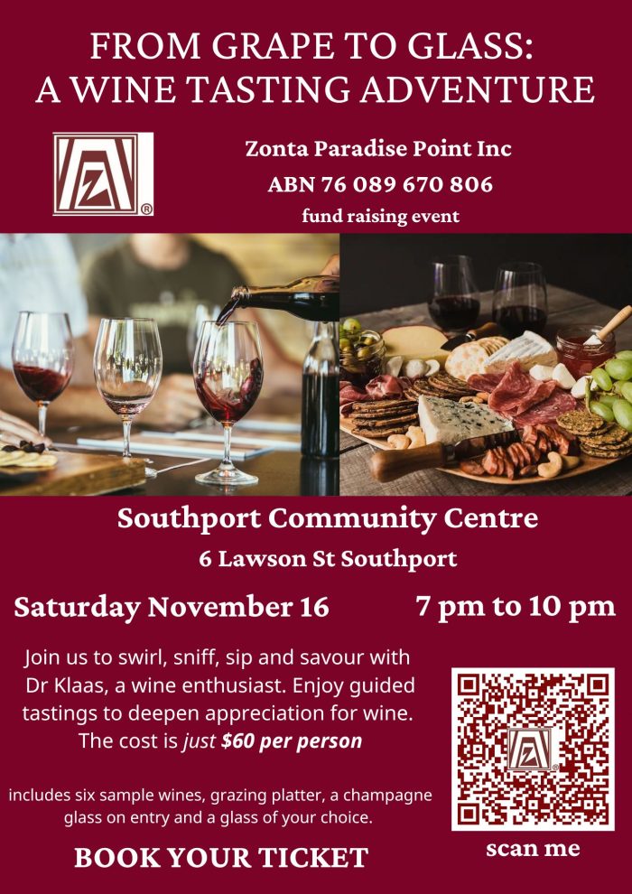 Grape to Glass Wine Tasting - Southport @ Southport Community Centre