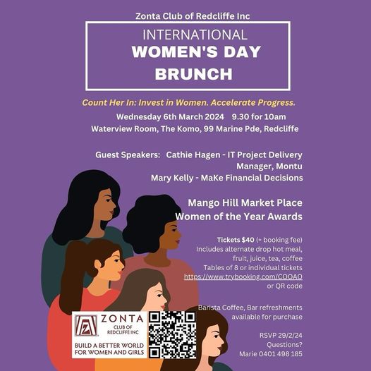 IWD 2024 Brunch - Redcliffe @ Waterview Room, The Komo