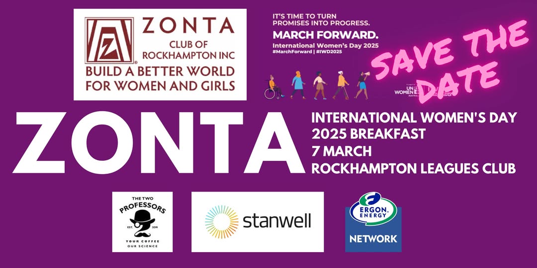 IWD 2025 Breakfast - Rockhampton - SAVE THE DATE @ Rockhampton Leagues Club