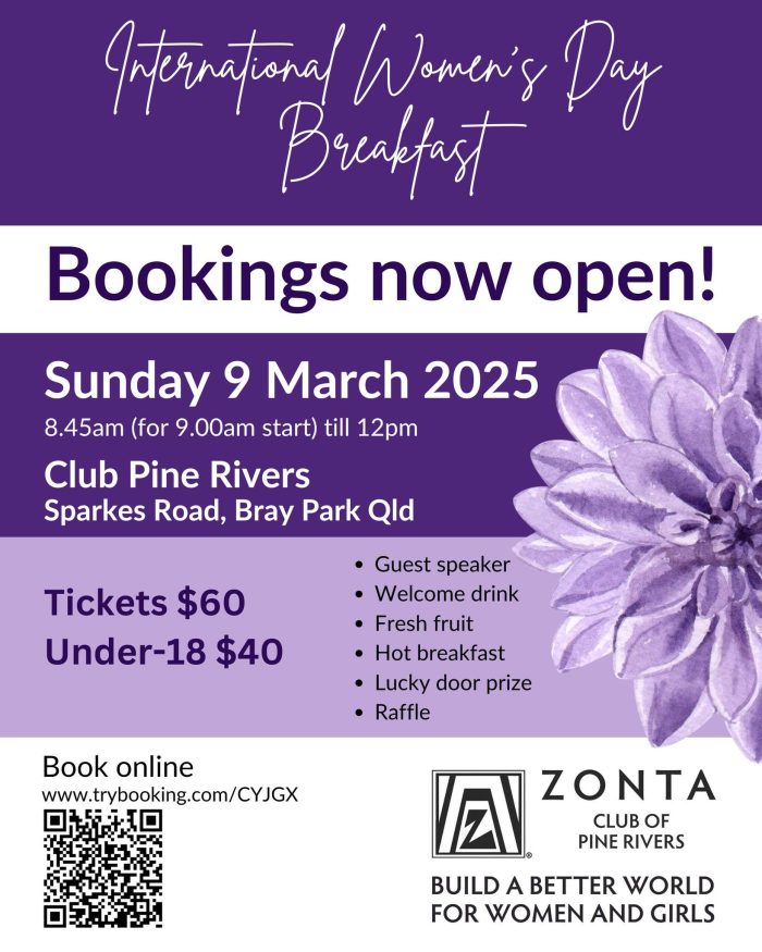 IWD Breakfast - Pine Rivers - CANCELLED @ Club Pine Rivers