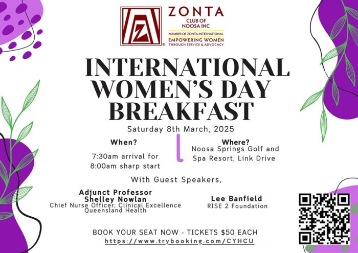 IWD Breakfast 2025 - Noosa @ Noosa Springs Golf & Spa Resort