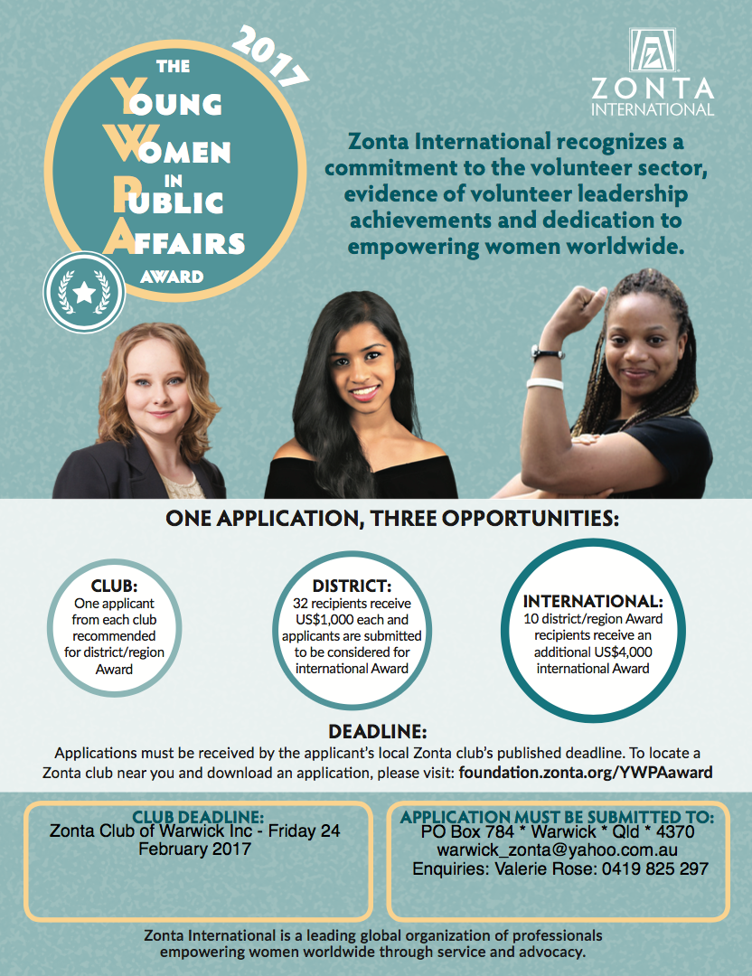 Zonta International District 22 | » Young Women in Public Affairs